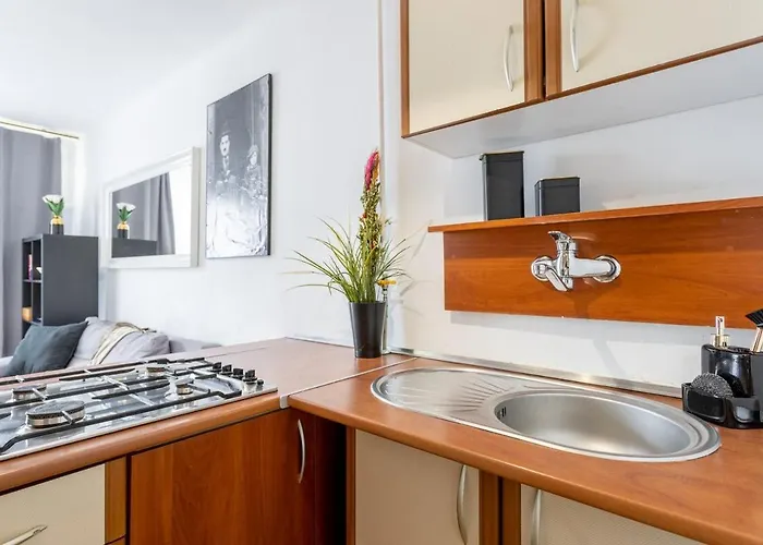 Urban Chic - Cozy One-bedroom In Warsaws Vibrant Center, Zelazna Street وارسو